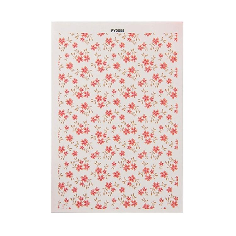 Floral Transfer Sheet for Clay Jewelry, Water Soluble Clay Transfer Paper