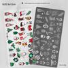 Christmas Series Snowflake Nail Art Transfer Tool - Printed Steel Plate with Transparent Film
