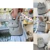 Cat Backpack With Canvas Material And Zipper Closure For Daily School Use