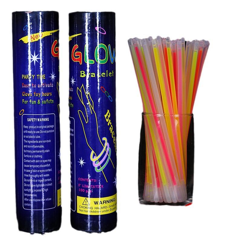 Luminous Glow Stick Bracelets for Concerts and Parties