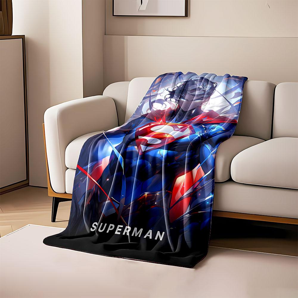 

Dynamic superhero figure with glowing eyes and swirling energy effects. for all seasons blanket lunch break throw gift 80cm x 120cm