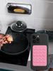 Silicone Adhesive Phone Holder Suction Phone Case Adhesive Mount Adhesive Square Suction Cup Phone Mount For Mirror Bathroom