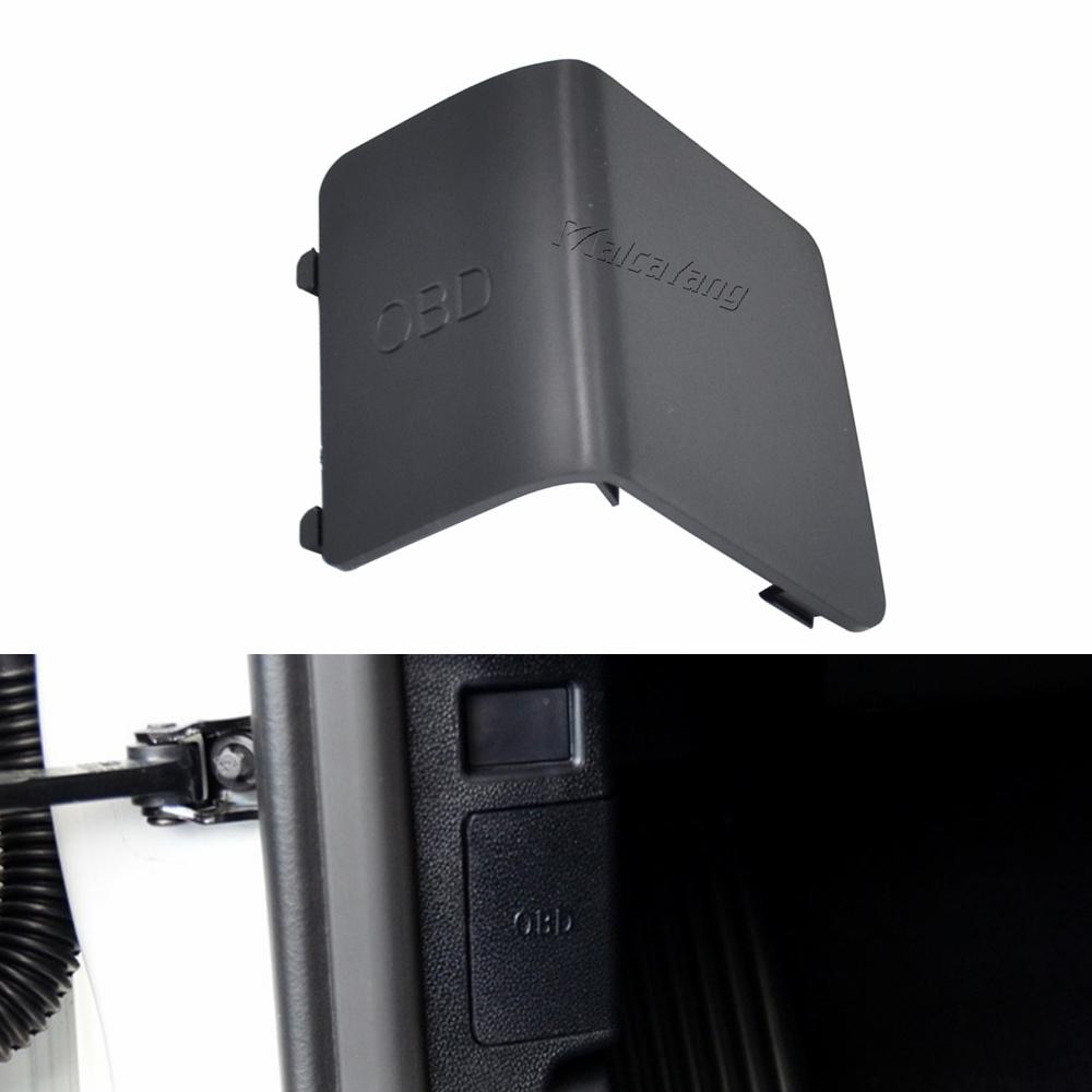 Car Styling For BMW 1' E81 E87 E88 E82 X1 E84 Interior Kick Panel Cap LHD Left OBD Plug Cover Trim 51437144966