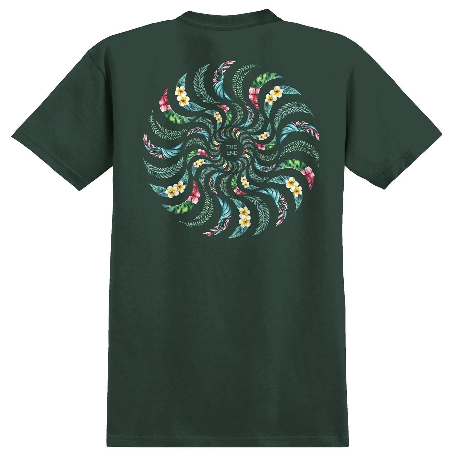 

Spitfire Wheels Shirt Floral Classic Swirl Forest S