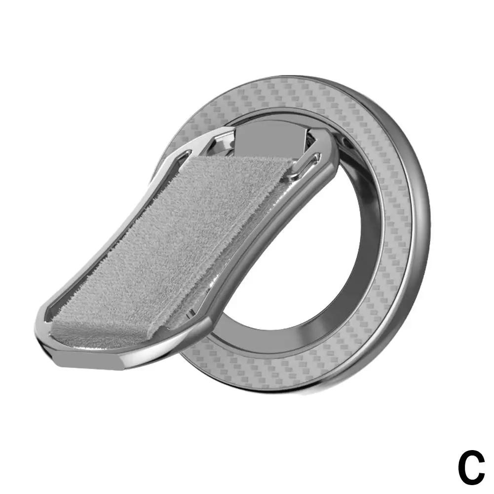 360° Folding Magnetic Metal Stand For Magsafe Magnetic Magic Band Folding Desktop Magnetic Car Stand For 16 Pro Max D1F0