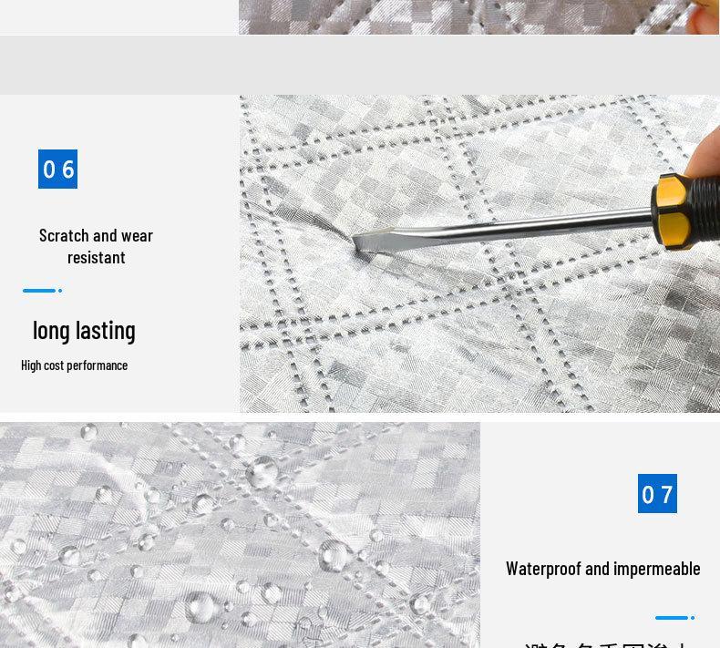 Magnetic Car Sunshade - Insulated Aluminum Windshield Snow Shield