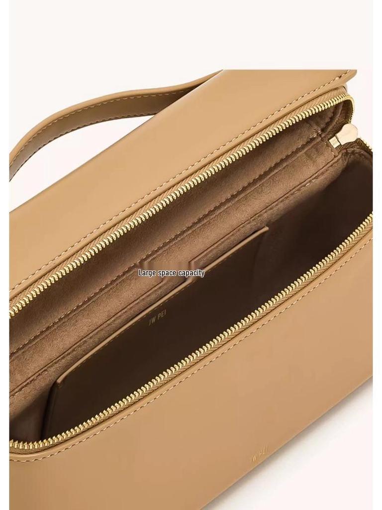 JWPEI Niche Design Genuine Leather Women's Tote & Crossbody Bag