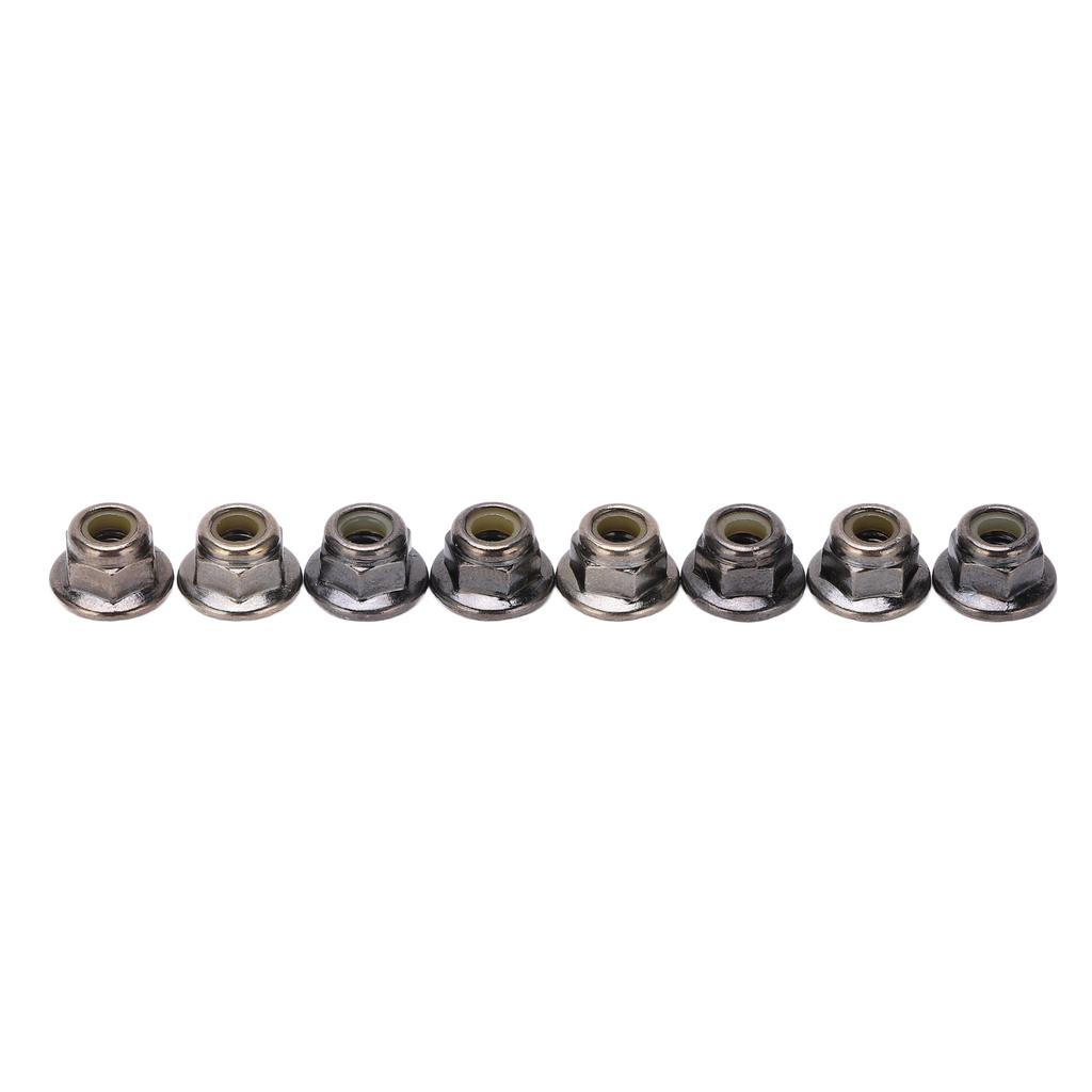 8PCS Metal M4 Wheel Lock Nut Flange Nylon Lock Nuts for Typhon 1Celsius10 RC Car Parts