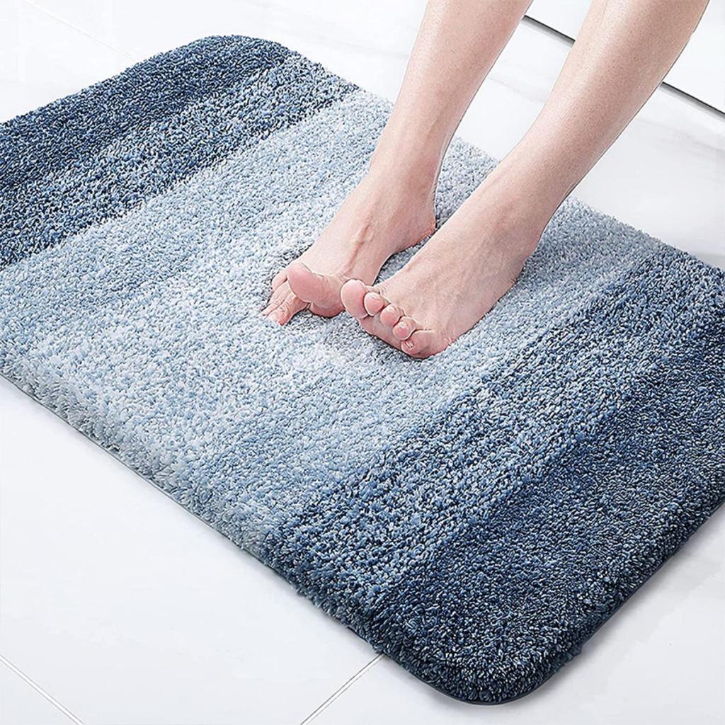 Thickened Carpet Bathroom Cashmere Mat Bath Non-slip Carpets In Wash Basin Bathtub Side Floor Rug Shower Room Doormat Memory Foam 3D Pad