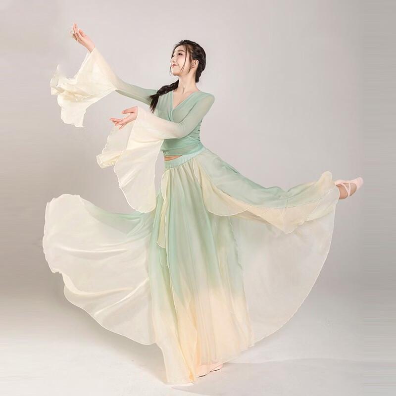 Women's Flowing Classical Chinese Dance Performance Dress