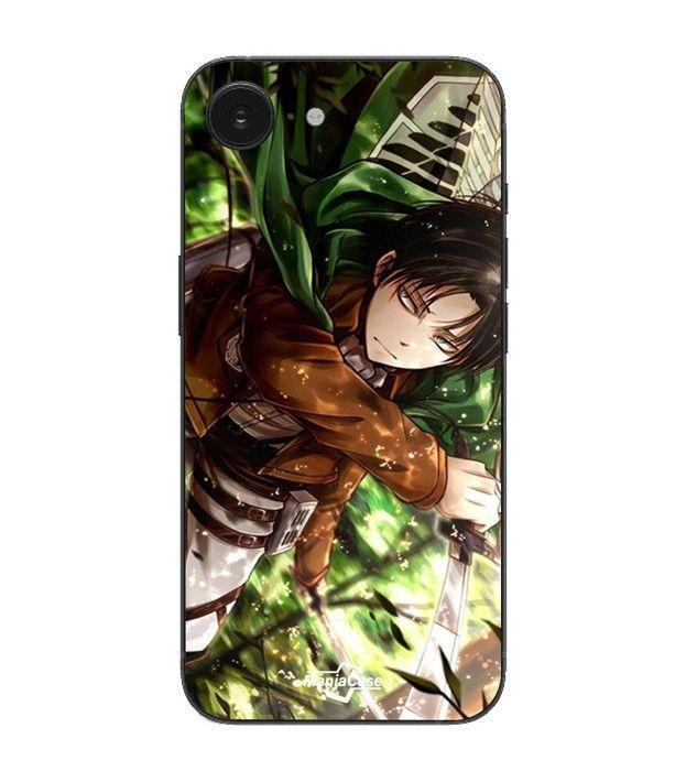 Coque Maniacase Pour Iphone 16E attaque titans levi ackerman