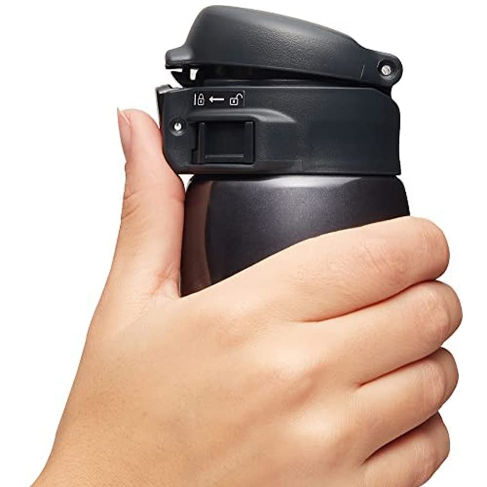 Zojirushi (ZOJIRUSHI) Direct Drinking Stainless Steel Mug, 480ml, Black, Lightweight, SM-SA48-BA