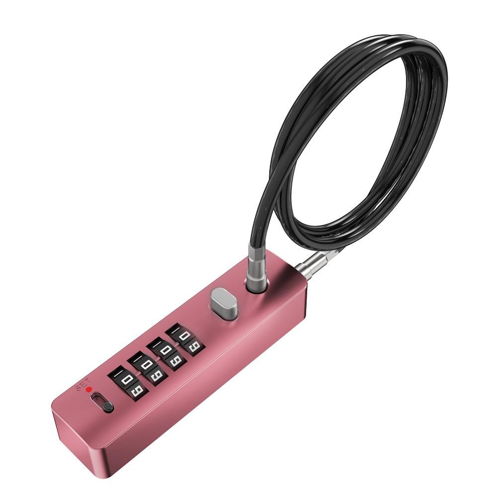 Anti-theft Password Padlock 4 Digit Combination Door Locker Useful Cable Lock  Hardware Accessories