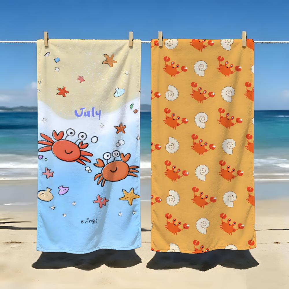 Animal C-Crab Towel Beach Blanket Towel For Travel Gym Shower Luxury Lightweight Camping Pool hot