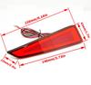 Car LED Tail Rear Bumper Reflector Lights For Lexus IS250 IS350 Function As Tail,Brake & Rear Fog Lamps,Turn Light 06-2013