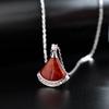 New Fashion Small Skirt Necklace Women's New Fan-shaped Clavicle Party Gift