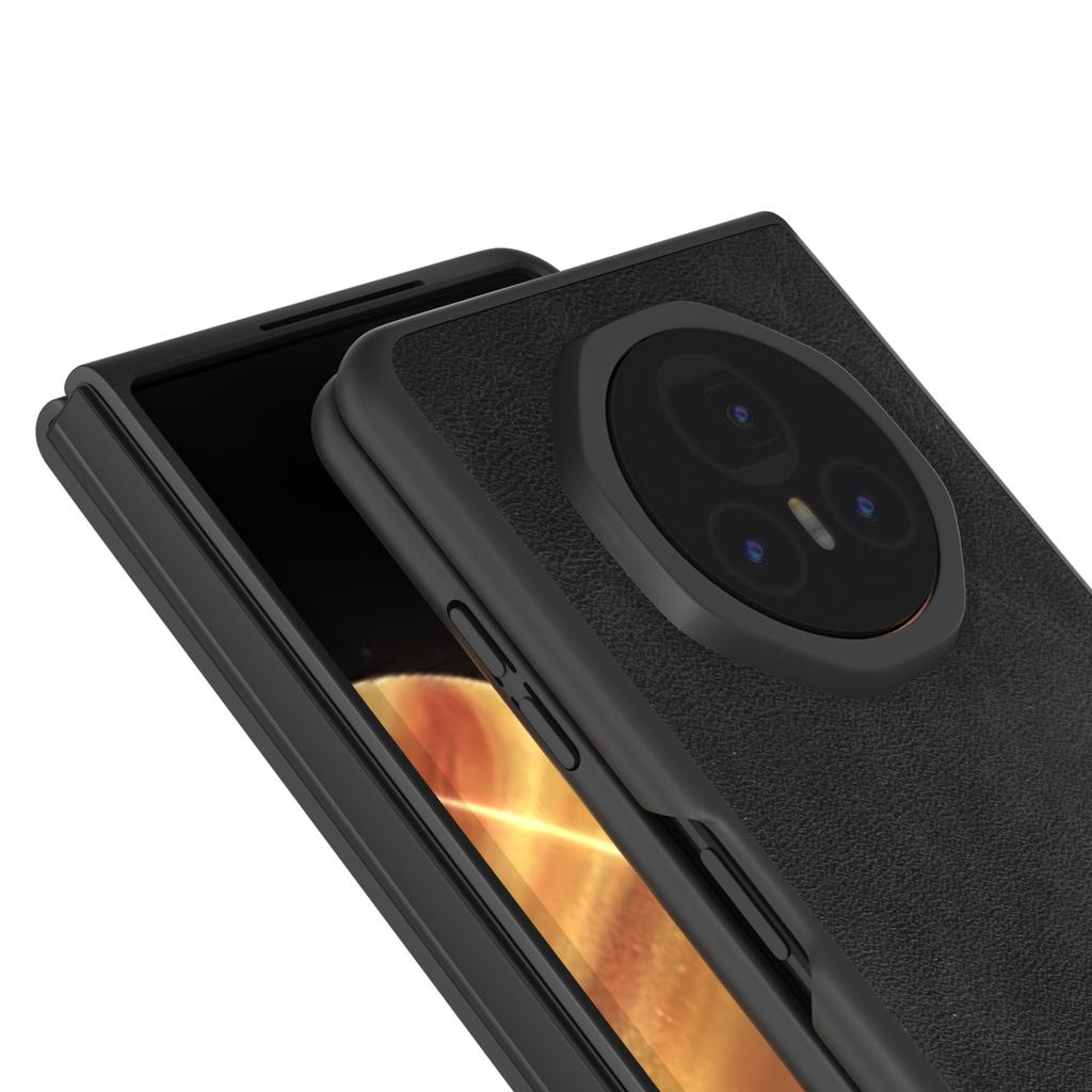 ABEEL For Honor Magic V3 5G Case Cowhide Texture Anti-Drop PU+PC Phone Cover