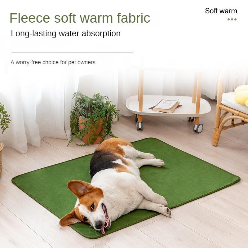 Reusable Washable Dog Pads Urine Pads Household Large-sized Fleece Pet Urine Pads Waterproof Portable Pet Pads Pet Supplies