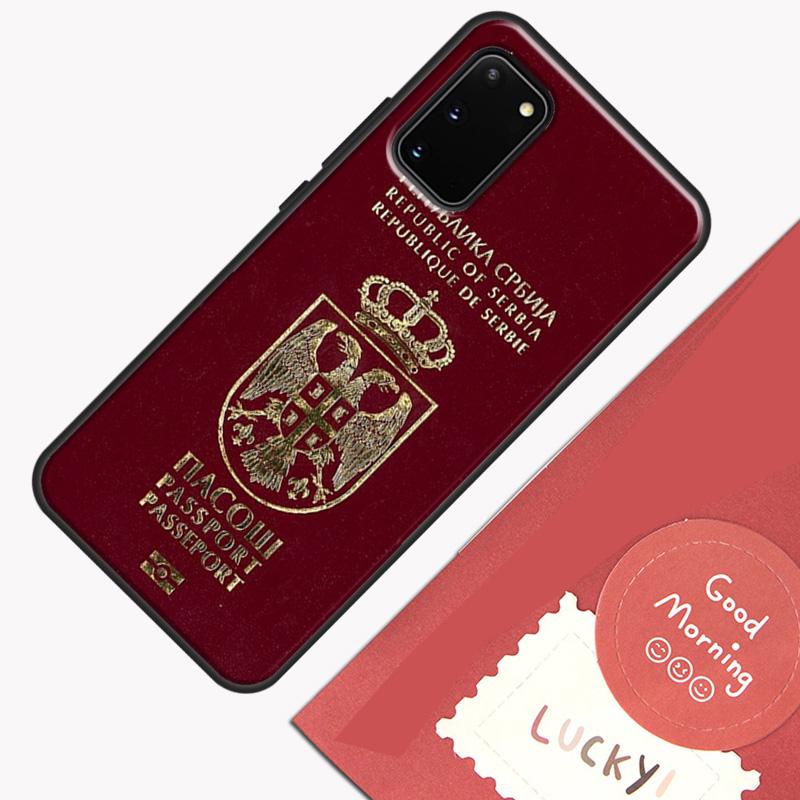 Flag of Serbia Serbian Case For Samsung Galaxy S22 S21 S23 Ultra Note 20 S8 S9 S10 Note 10 Plus S20 FE Back Cover