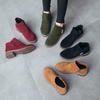 Short Boots Women's Autumn and Winter Thick Heel Martin Boots Student Versatile Velvet Boots Plus Size Women's Boots 41 Women's Shoes Size 42 an