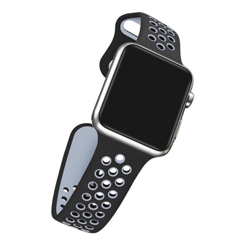 Replacement Sports Silicone Strap Watch Band For Apple Watch Iwatch 38mm 42mm