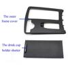 Car Accessories Center Console Cup Holder Cover Shutter Outer Frame Panel For BENZ W204 C C180 C200 C220 E W207 W212 E260 E300