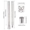 1set Leather Artical Craft Stamping Tool, Fancy Shaped Flowers & Animals & Abstract Shaped Sculpture Punching Engrave Tool