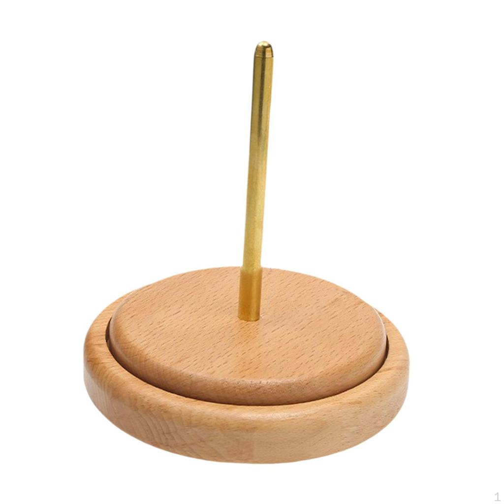 Holz Garnhalter Rack Klassisch Verhindert Fadenverwicklung Spender Spindel für Handwerk Nähen