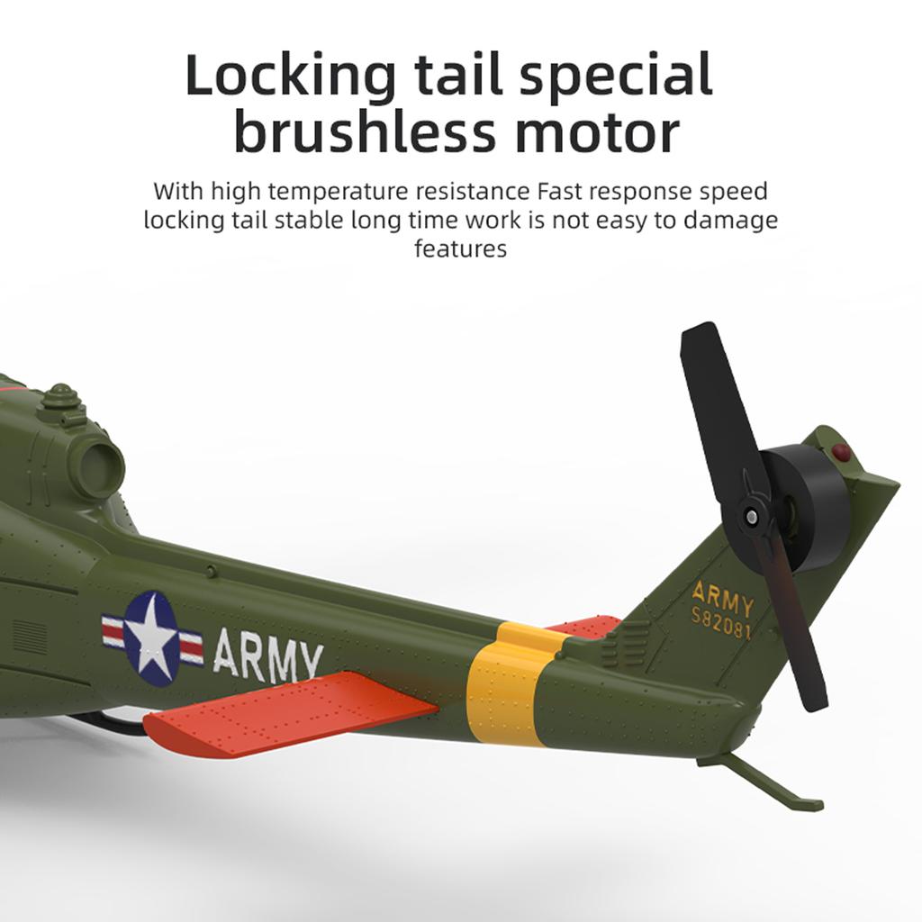 Remote Control Helicopter with Brushless Motors, Altitude Hold, Gyro, Optical Flow Positioning Function, 2.4GHz Mini