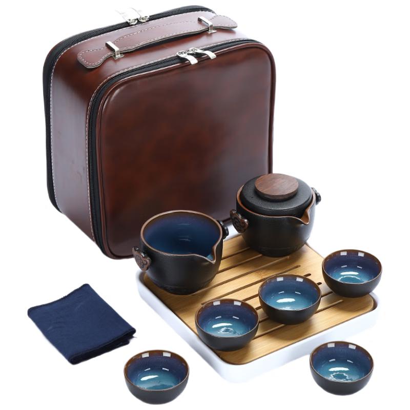 Woding Portable Ceramic Kung Fu Tea Set