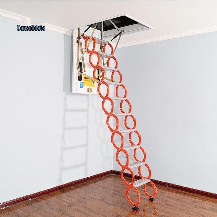 Guan Gu Retractable Anti-Slip Attic Stairs for Indoor Use