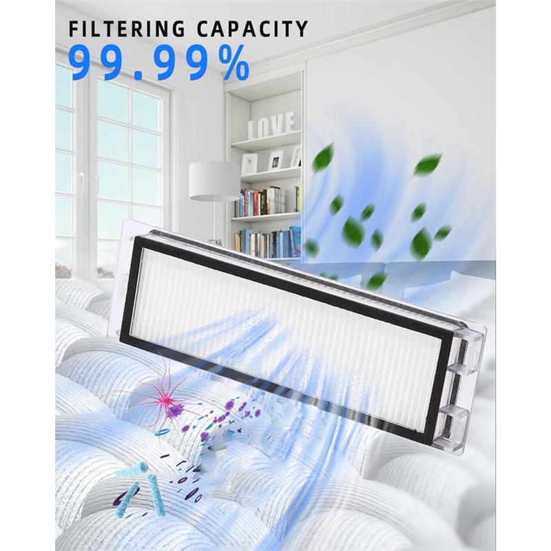 

LITE-1Set Parts Accessories For Xiaomi Roborock Q Revo Robtic Vacuum Cleaner Main Side Brush Hepa Filter Mop Cloth Dust Bags