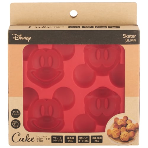 Skater Silicone Mini Madeleine Mold, Cake Mold, Disney Mickey Mouse Design (SLM4-A)