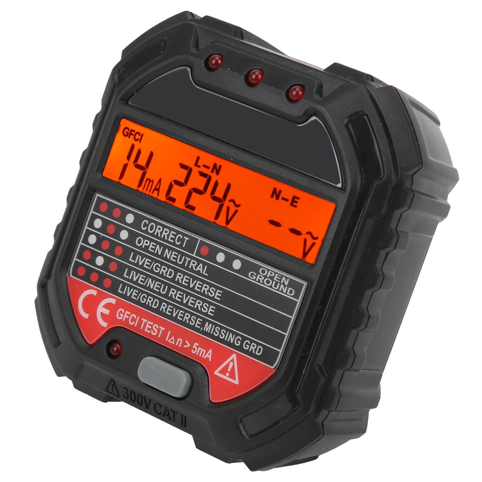 

HT107B Socket Tester with LCD Display Frequency Test Electric Circuit Detector