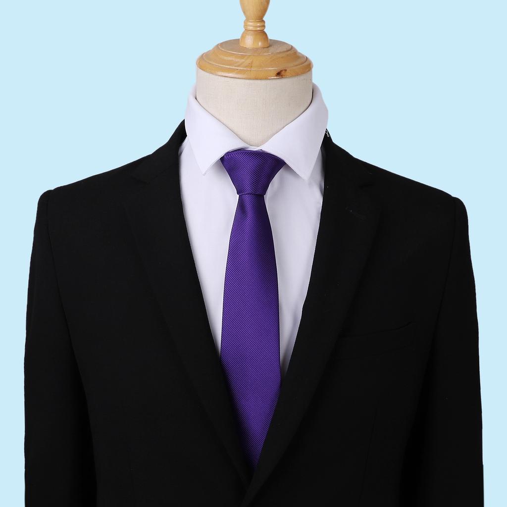 Men'S 8CM Versatile Fashion Trend New Tie Business Formal Polyester Annual Meeting Tie Gift