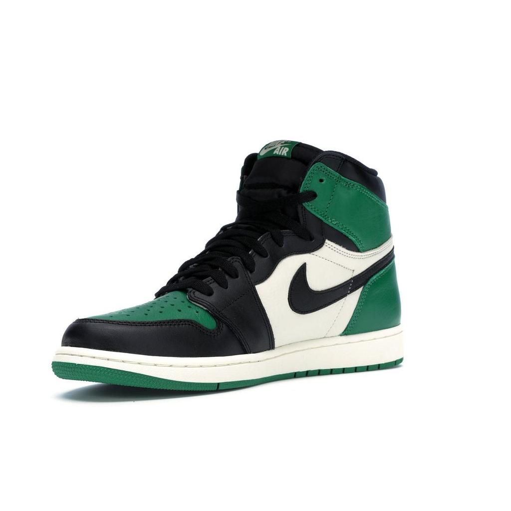 Air Jordan 1 Retro High OG Pine Green Men Sneakers Sail-Black 555088-302