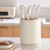 Kitchen Cutter Rack And Chopstick Holder 360° Rotation Stable Storage Rack Breathable Water-Draining Multifunctional Kitchen Organizer