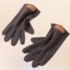 Warm Full Finger Mittens Korean Style Cycling Gloves Elegant Thin Fleece Gloves  Outdooor