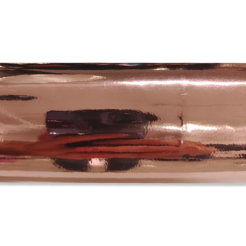 Metallic Chrome Rose Gold Vinyl Wrap Mirror Glossy Film PVC Stretchable Decals Sheet Phone Laptop Sticker Air Release Free
