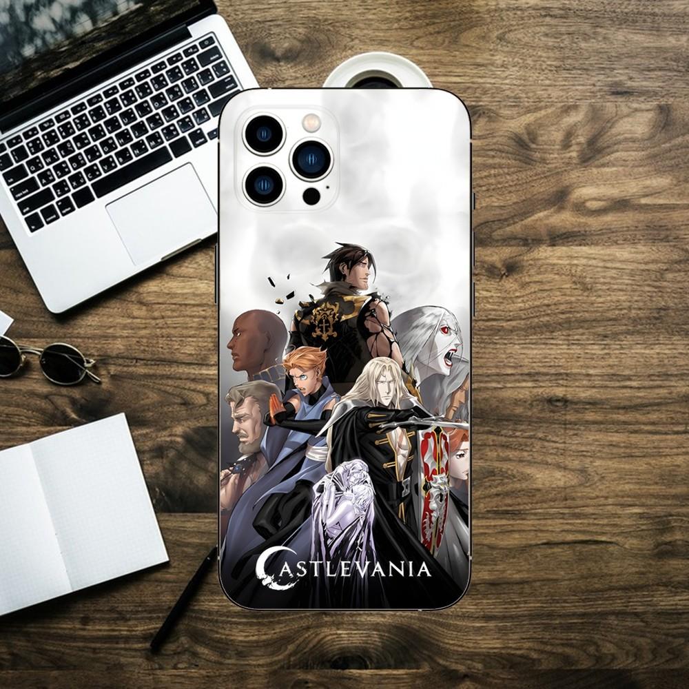 Castlevania Game Phone Case For iPhone 15,14,13,12,11,XS,XR,X,8,7,Pro,Max,Plus,mini Silicone Black Cover