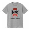 Banks The Beer of Barbados T Shirt Small NWT Logo Chest Large On Back P 40 Vintage Graphic Stretched Stylish Slightly