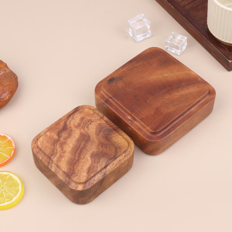 Holzsalatschüssel Vielseitig Stilvoll Obst Snack Servierteller Schüssel Für Zuhause Küche Picknicks Partys Versammlungen im Freien