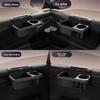 New Plastic Car Door Cup Holder Large Capacity Black Door Side Phone Rack Multi-functional Key Organizer Car Interior