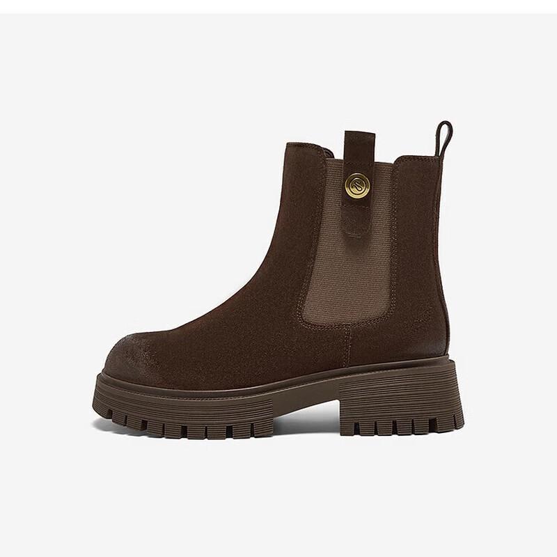 BASTO Women s Winter Chelsea Boots ULW04DD5 37