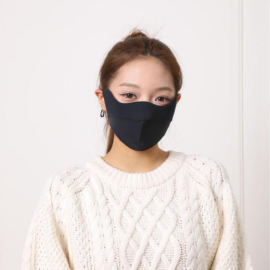 Lux Winter Mask: Thickened Sponge with Light Luxury Fabric, Wind & Cold Resistant, Eye Corner Protection, Unisex Design.