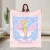 Tinker Bells Flannel Blankets Winter  Soft Warm Bedding Throws for Girls Boys Living Room Graphic Bedspread Sofa Bed Cover