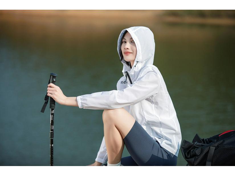 2023 Unisex Atmungsaktive Wasserabweisende Mesh Sonnen Schutz Trenchjacke für Sommer