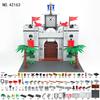 718pcs MOC Medieval Schel Hill Guardian Castle Building Blocks Children's Toys