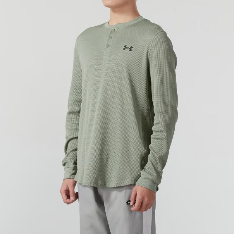 Under Armour Breathable Comfortable Long Sleeve T-Shirt Men Tops Light-Green 1302356-504