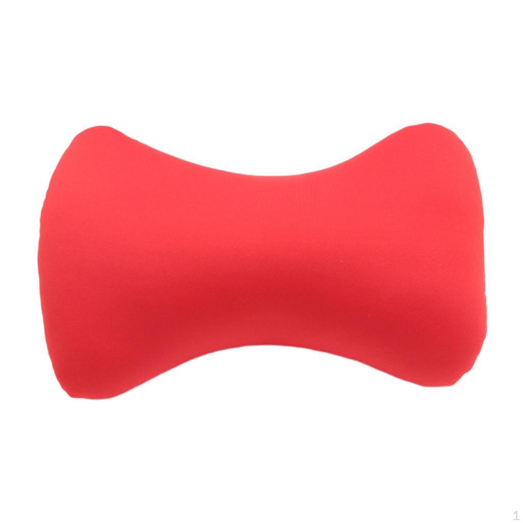 Cushion Microbead Back Sofa Roll Throw Travel Sleep Neck Support Pillow 38x20cm